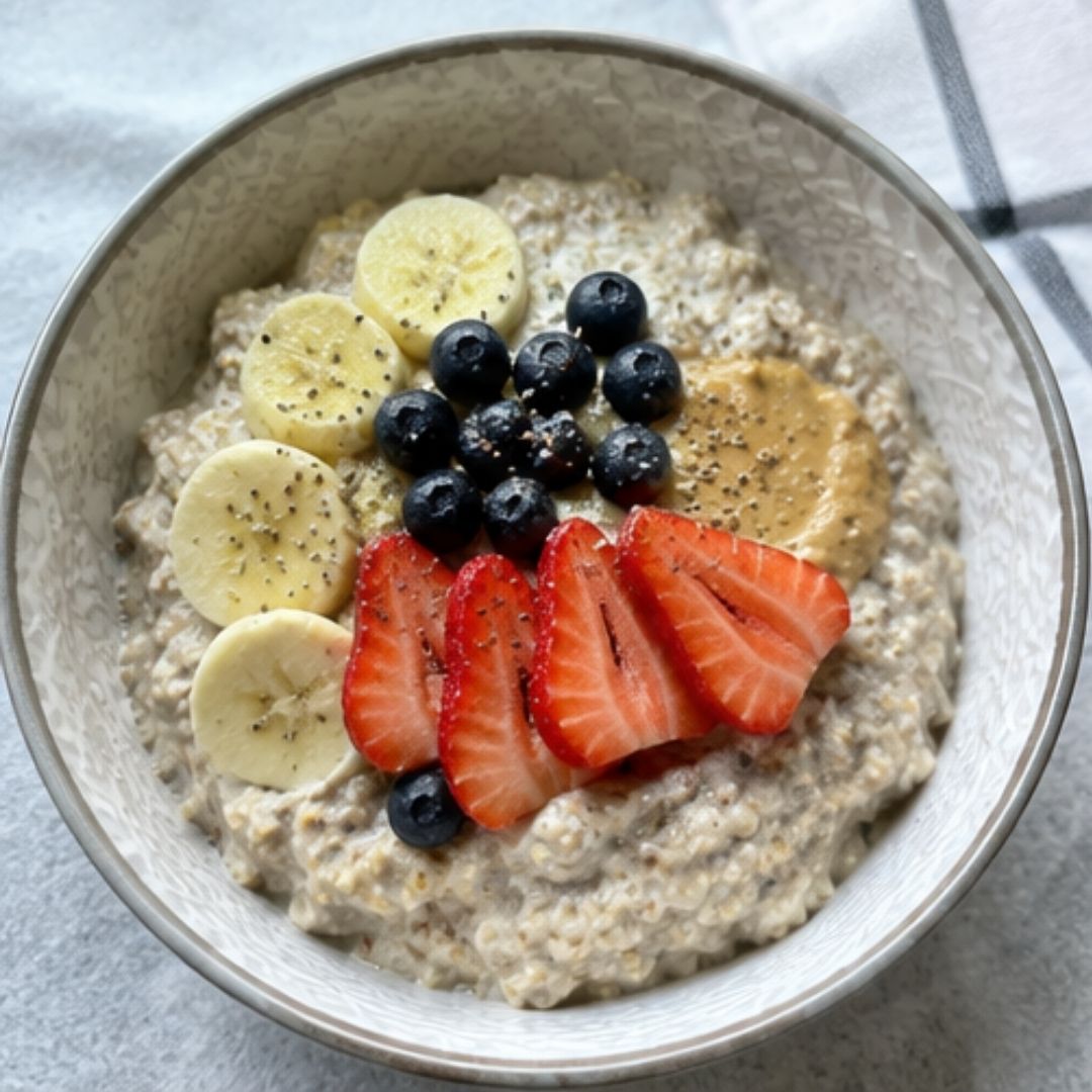 Avena con frutas